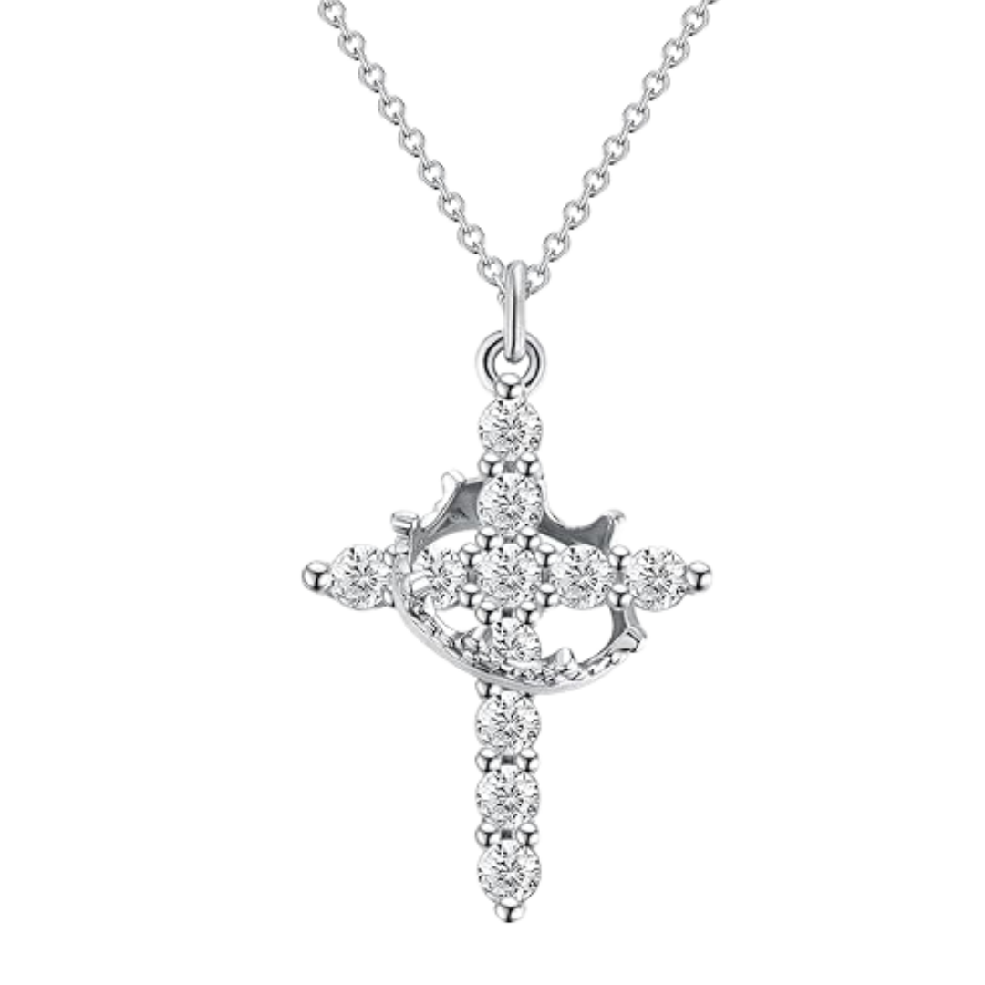 Cross & Crown Necklace (90% OFF TODAY ONLY)