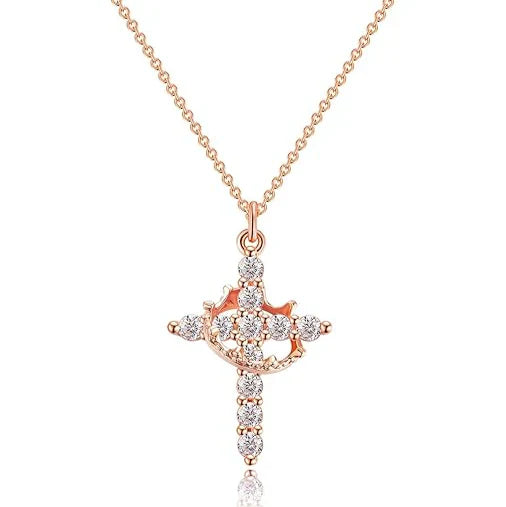 Cross & Crown Necklace (90% OFF TODAY ONLY)