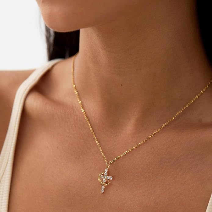 Cross & Crown Necklace (90% OFF TODAY ONLY)