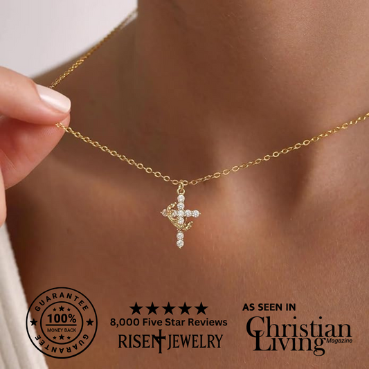 Cross & Crown Necklace (90% OFF TODAY ONLY)