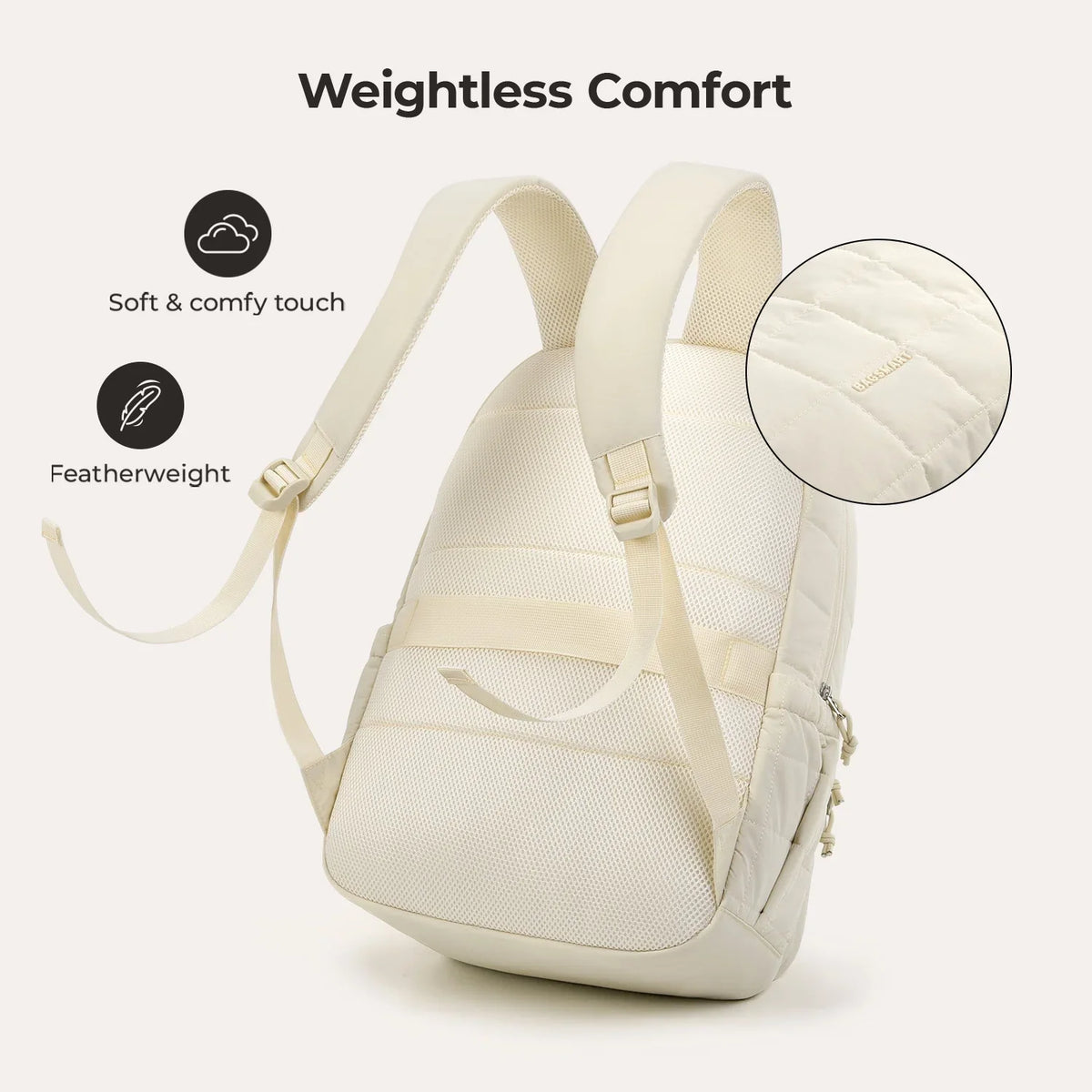 CloudCarry Quilted Backpack