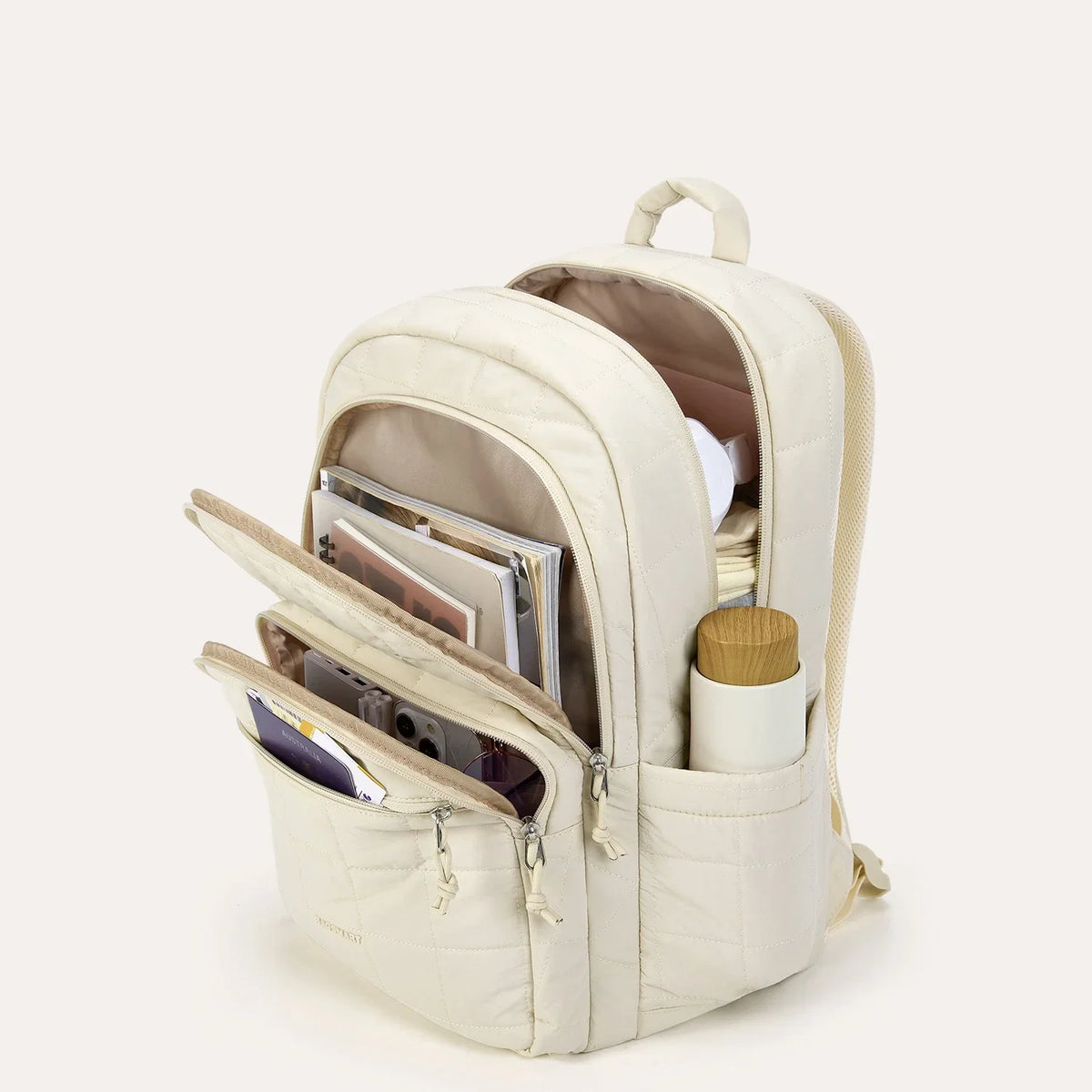 CloudCarry Quilted Backpack