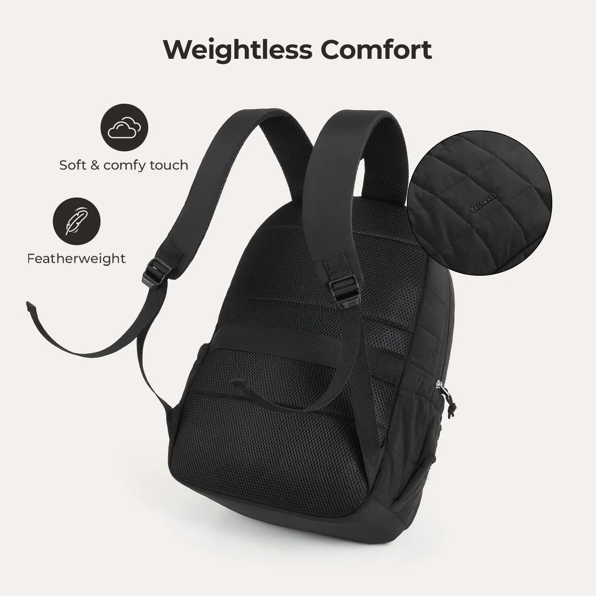 CloudCarry Quilted Backpack