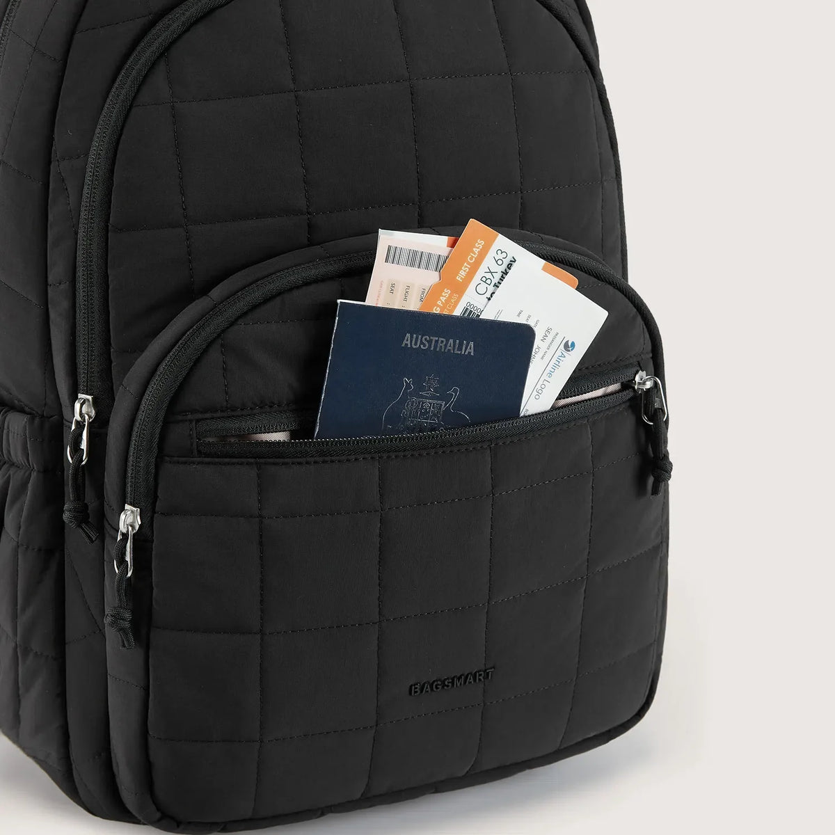 CloudCarry Quilted Backpack