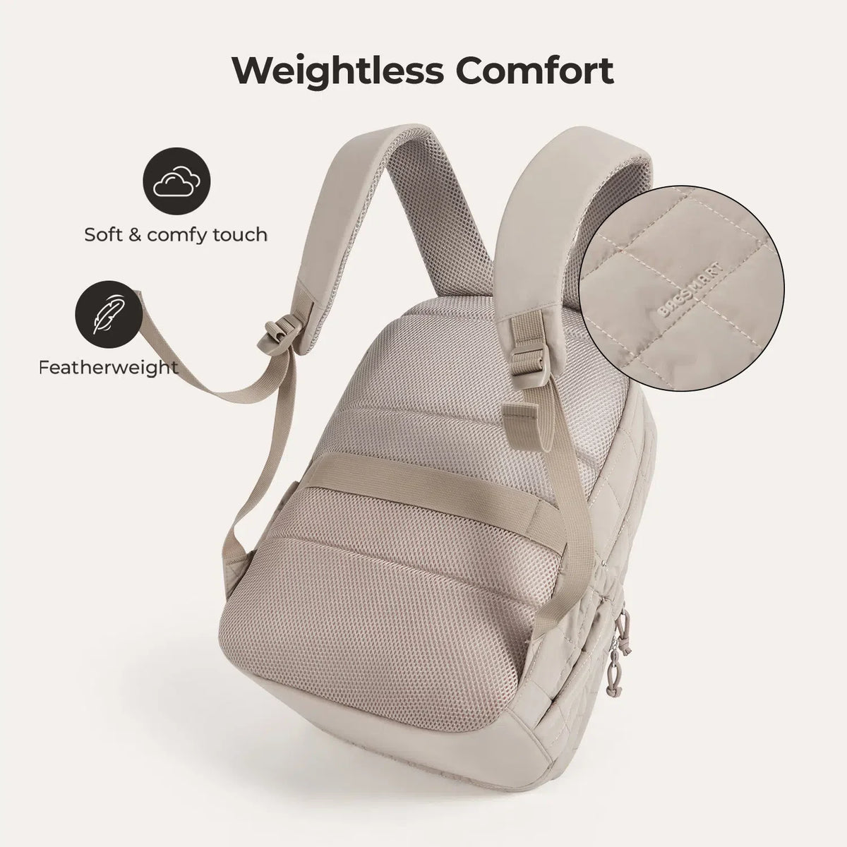 CloudCarry Quilted Backpack