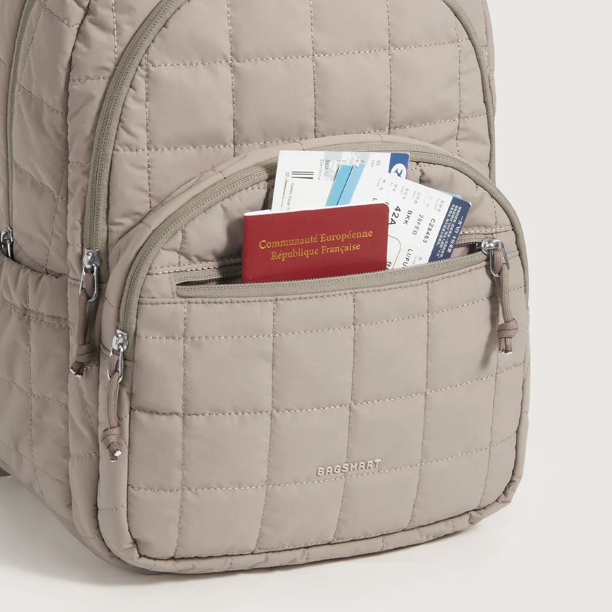CloudCarry Quilted Backpack