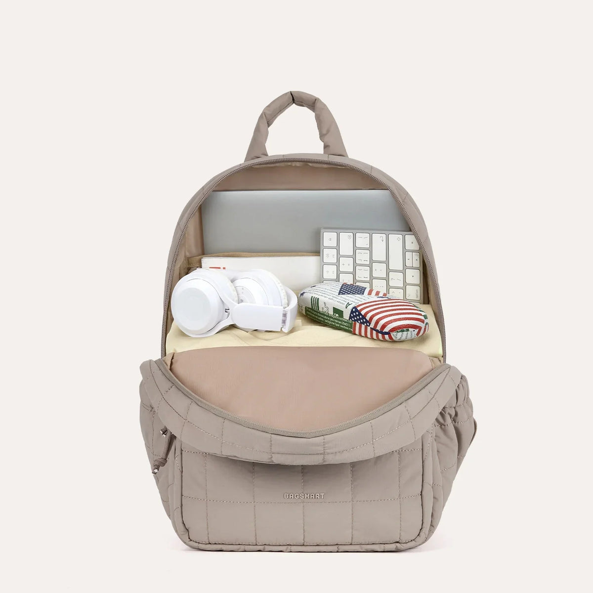 CloudCarry Quilted Backpack