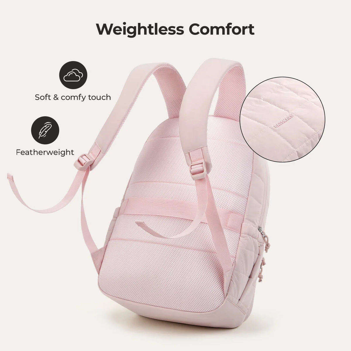CloudCarry Quilted Backpack