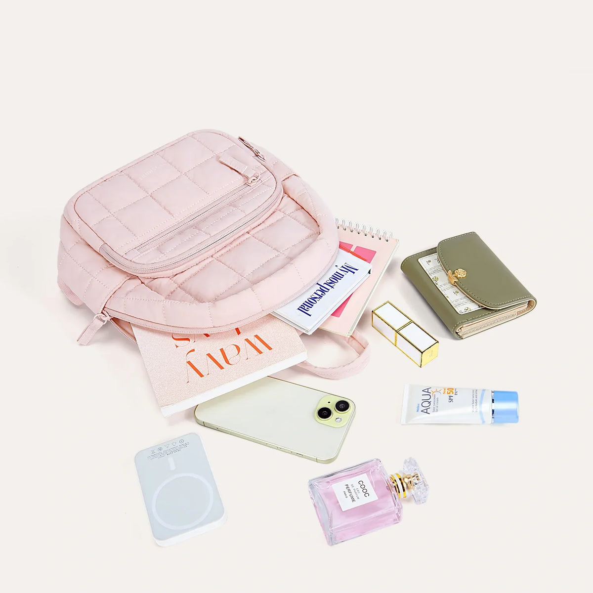 CloudCarry Quilted Backpack