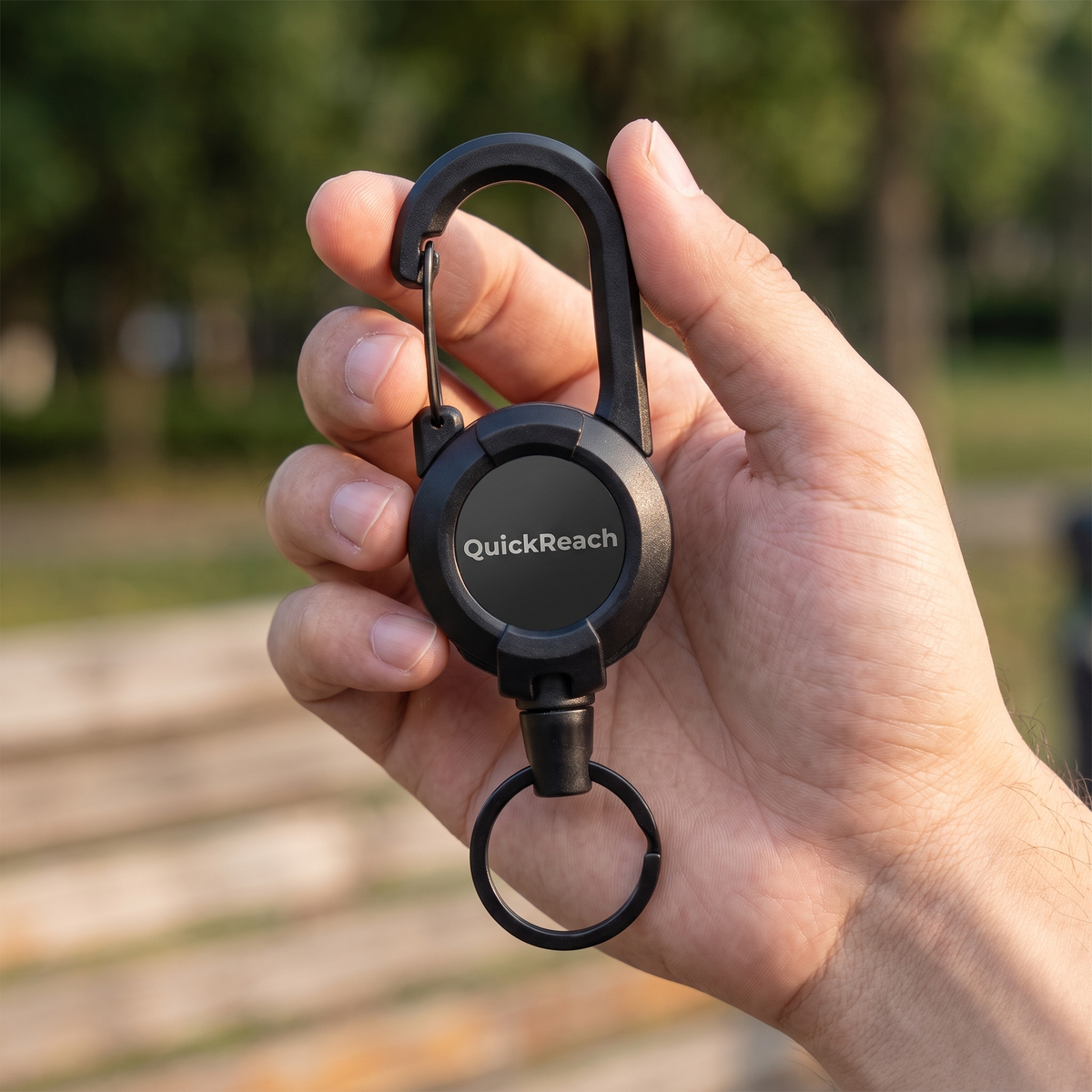 QuickReach Heavy-Duty Retractable Keychain